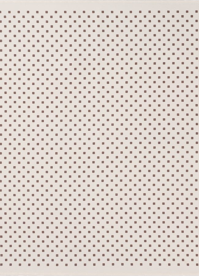 SUITSUPPLY Pura seda de Silk Pro, Italia Pañuelo de bolsillo crudo floreado