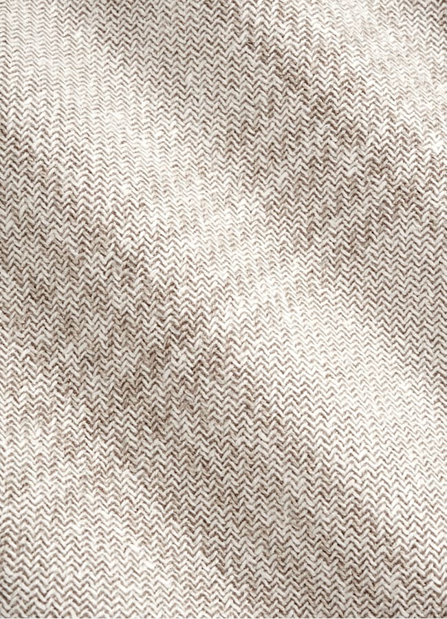 SUITSUPPLY Verano Lino, seda, lana y algodón de Ferla, Italia Blazer Roma gris topo claro a cuadros corte Relaxed