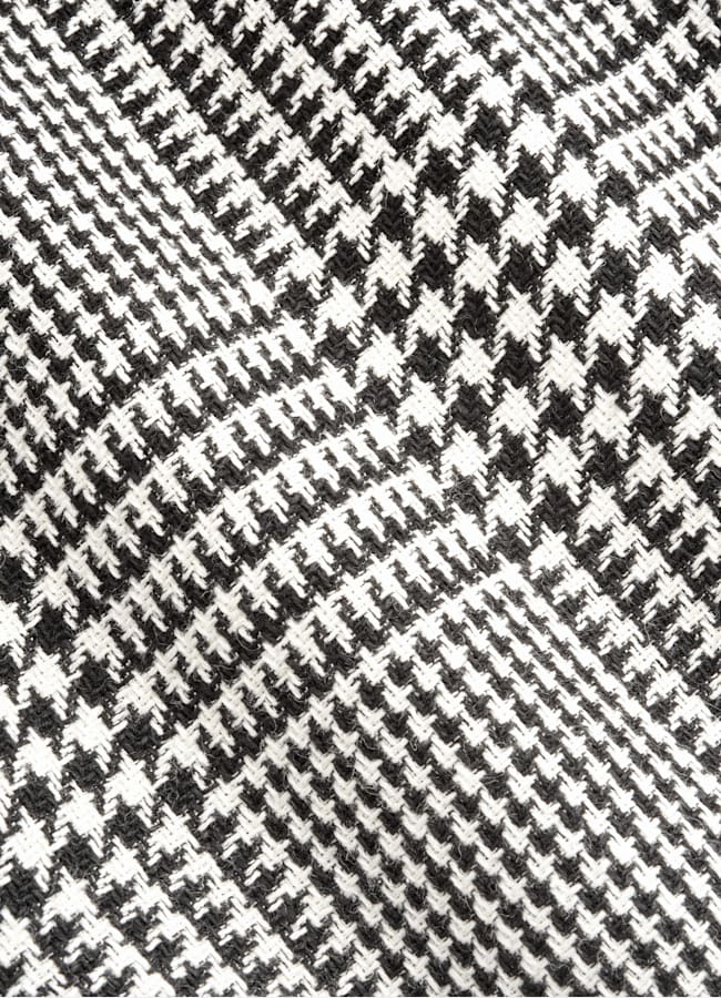 SUITSUPPLY All Season Linen Silk Wool Cotton by Ferla, Italy Black Checked Relaxed Fit Roma Blazer