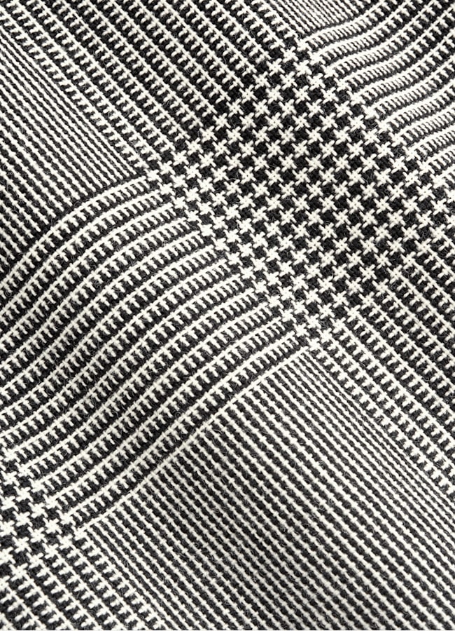 SUITSUPPLY Winter Pure Wool by Subalpino, Italy Black Checked Tailored Fit Milano Blazer