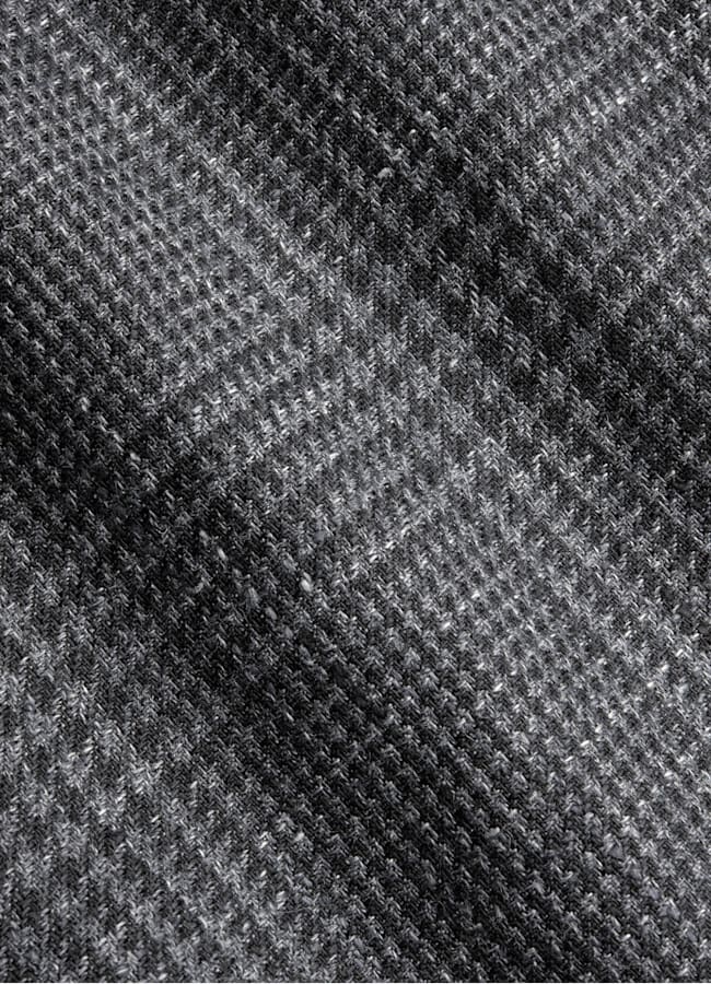 SUITSUPPLY Summer Linen Wool by Drago, Italy Dark Grey Checked Tailored Fit Havana Blazer