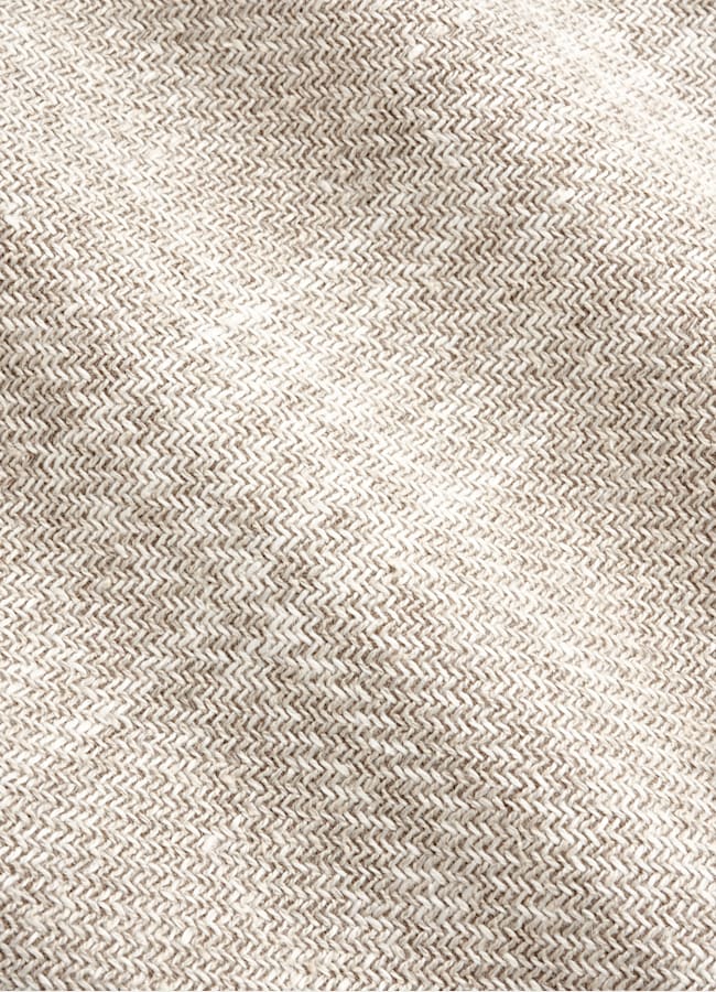 SUITSUPPLY Verano Lino, seda, lana y algodón de Ferla, Italia Blazer Roma arena a cuadros corte Relaxed