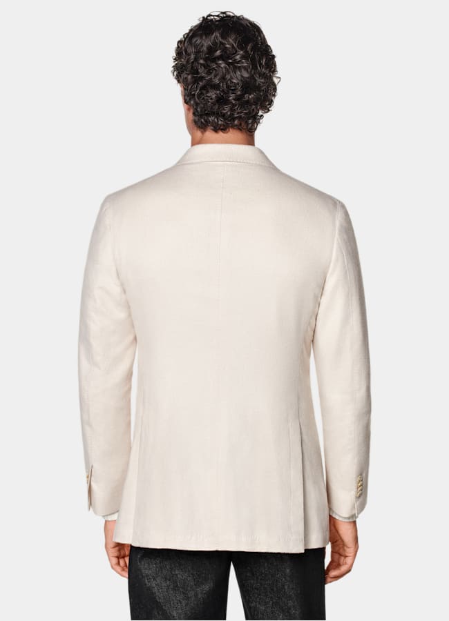 SUITSUPPLY Invierno Seda y cachemir de Piacenza, Italia Blazer Havana arena corte Tailored