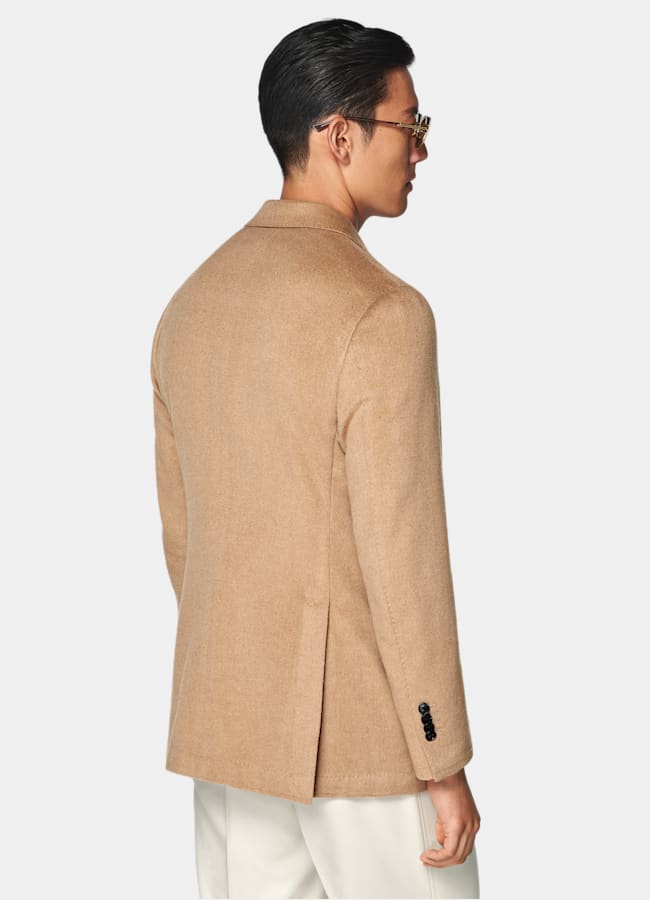 SUITSUPPLY Winter Pure Camel by Corrado, Italy Mid Brown Tailored Fit Havana Blazer