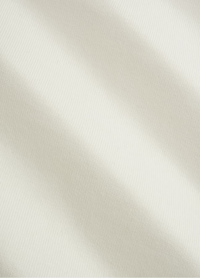SUITSUPPLY Pure Cotton Off-White Crewneck T-Shirt