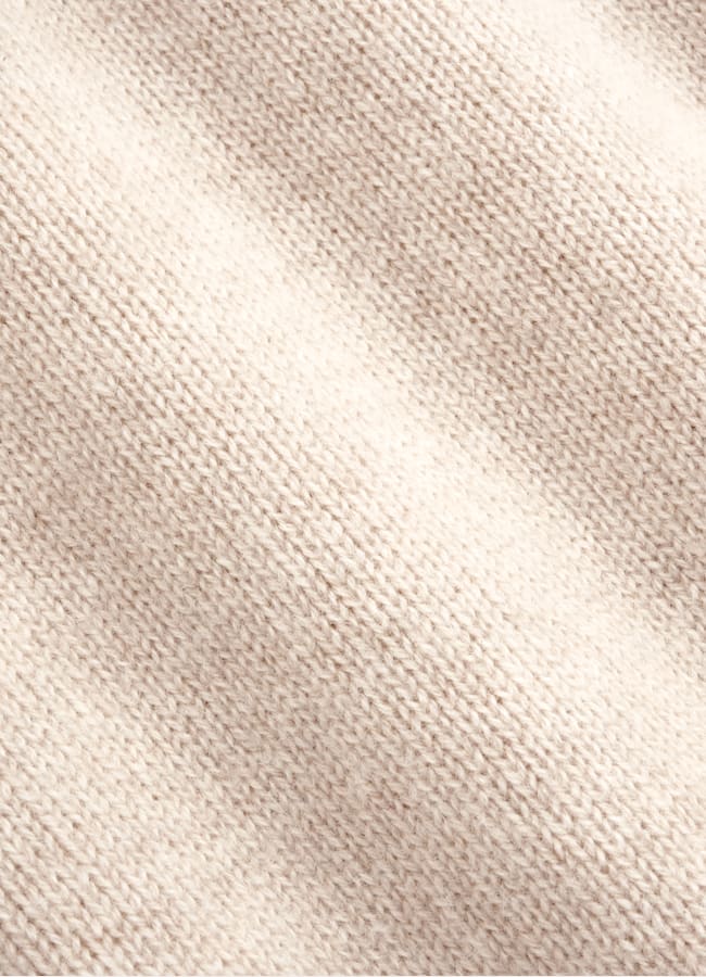 SUITSUPPLY Pure Cashmere Sand Turtleneck