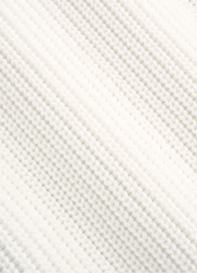 SUITSUPPLY Pure Cotton Off-White V-Neck