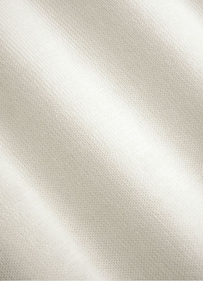 SUITSUPPLY Pura lana Color panna mezza zip