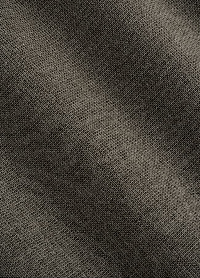 SUITSUPPLY Pure Wool Green Long Sleeve Polo