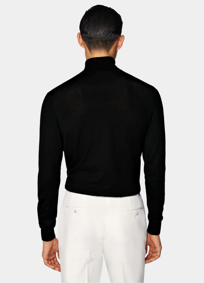 SUITSUPPLY Pura lana Dolcevita Merino nero