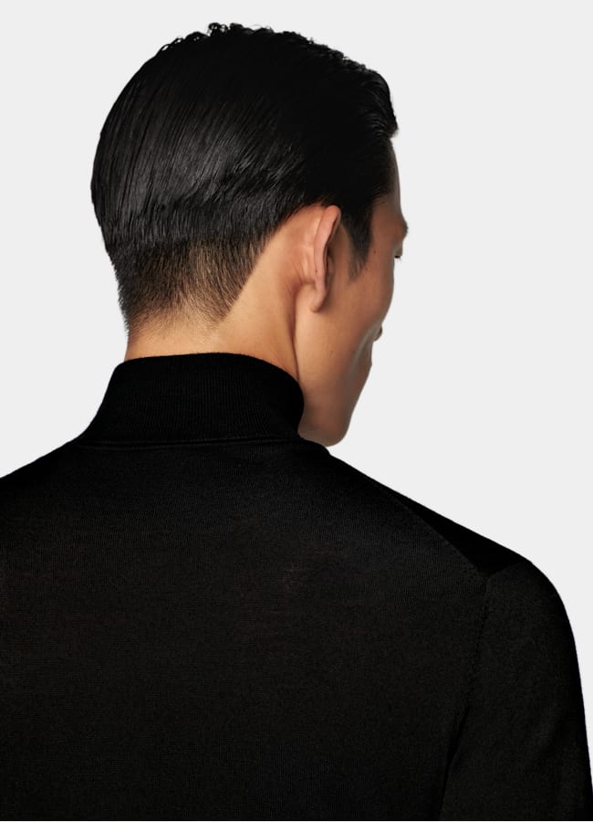 SUITSUPPLY Pura lana Dolcevita Merino nero