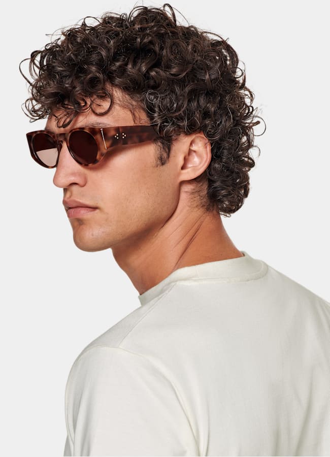 SUITSUPPLY Pure Cotton Off-White Crewneck T-Shirt