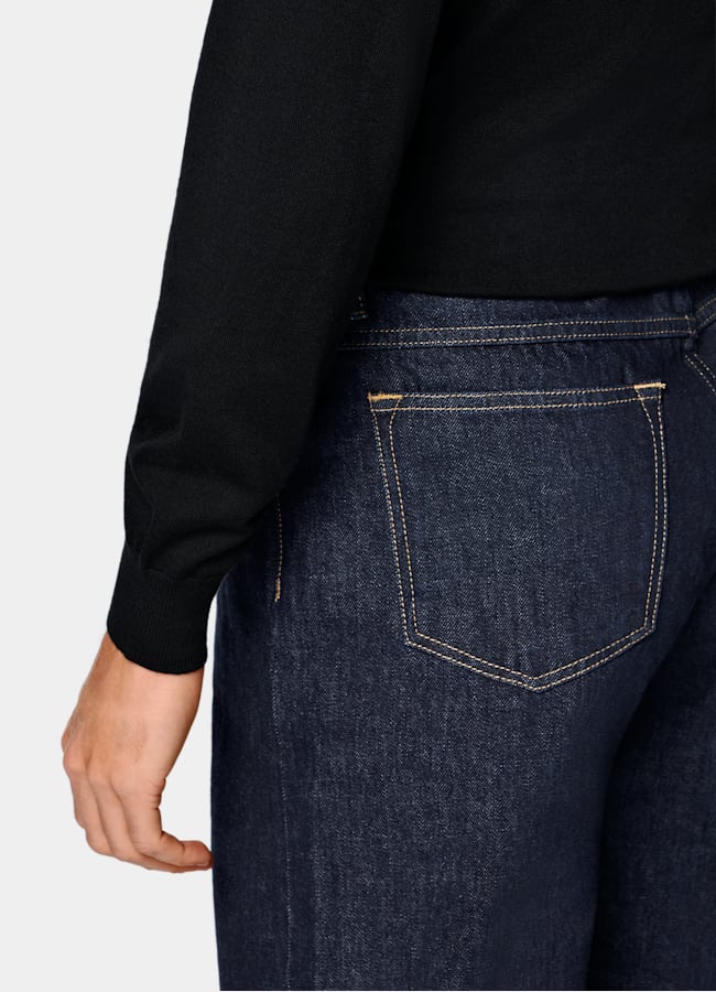 SUITSUPPLY Pure laine Polo manches longues noir