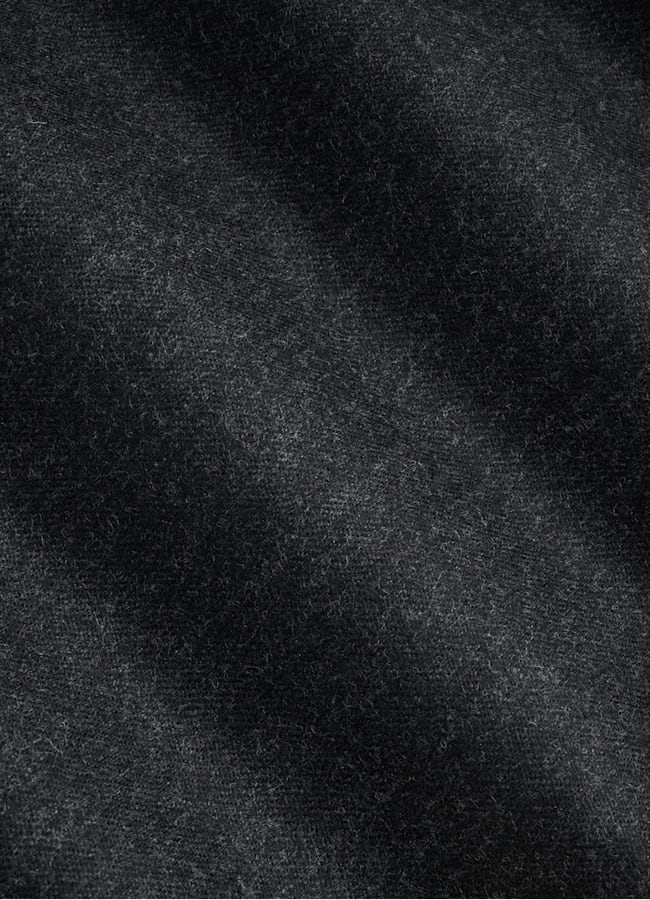 SUITSUPPLY Winter Pure S120's Flannel Wool by Vitale Barberis Canonico, Italy Dark Grey Tailored Fit Havana Suit