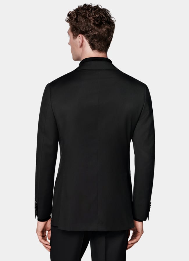 SUITSUPPLY All season Pure laine par Reda, Italie Costume Perennial Havana coupe Tailored noir