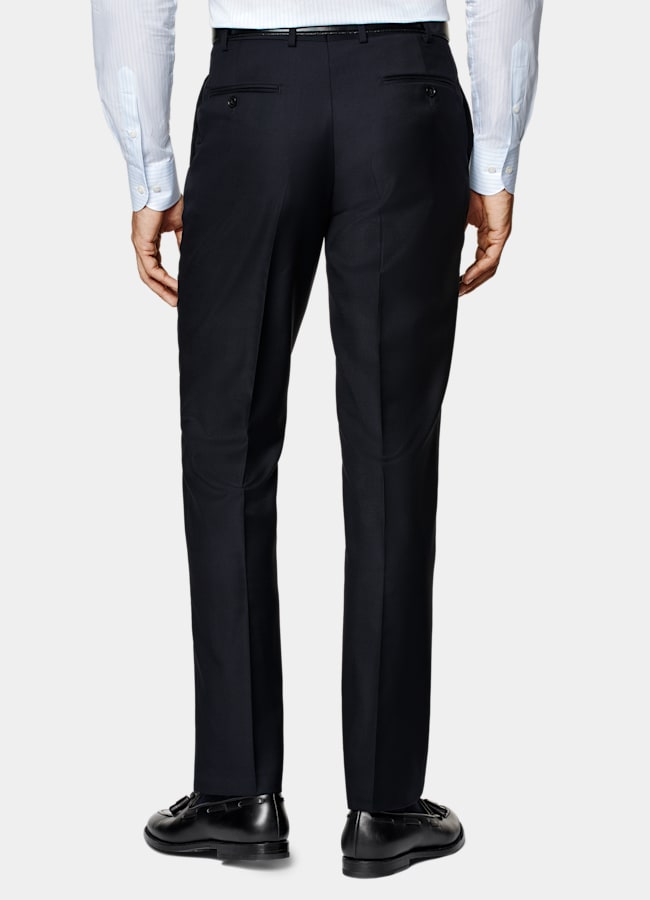 SUITSUPPLY All season Reine Schurwolle S110's von Vitale Barberis Canonico, Italien Havana Anzug navy Tailored Fit