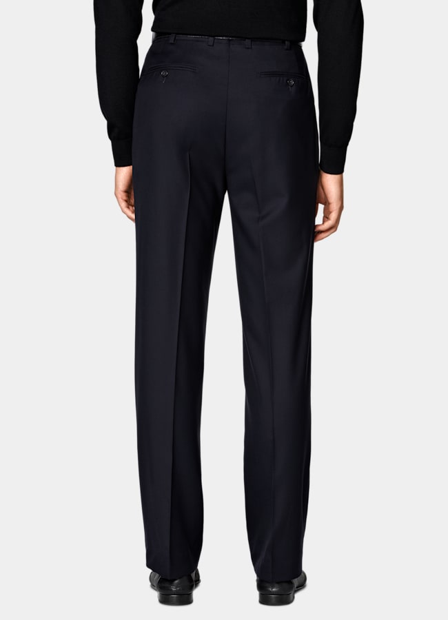 SUITSUPPLY All season Reine Schurwolle S110's von Vitale Barberis Canonico, Italien Havana Anzug navy Tailored Fit