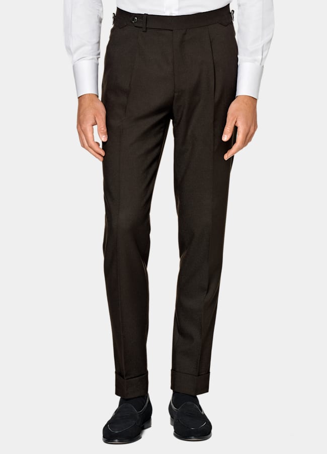 Dark Brown Havana Suit in Wrinkle-Free 4-Ply Wool | SUITSUPPLY