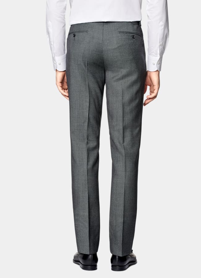 SUITSUPPLY All season Reine S130er Schurwolle von Reda, Italien  Havana Anzug dunkelgrau Tailored Fit