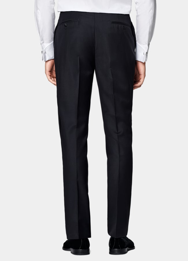 SUITSUPPLY All Season Pure S110's Wool by Vitale Barberis Canonico, Italy  Navy Tailored Fit Lazio Tuxedo