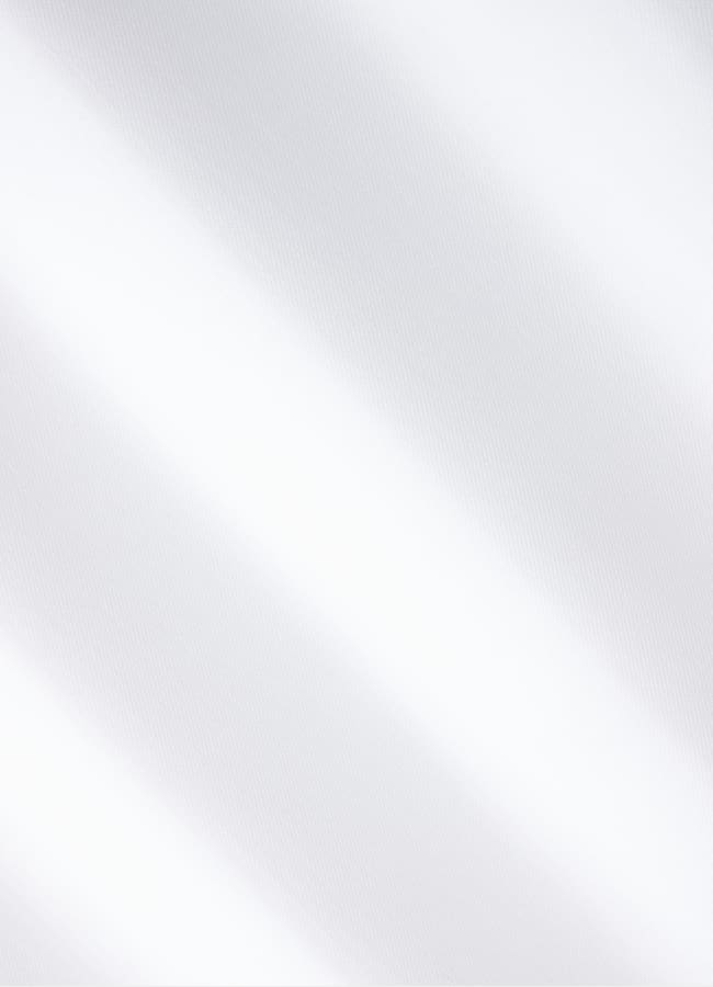 SUITSUPPLY Wrinkle-Free Pima Cotton by Weba, Switzerland White Widespread Collar Shirt