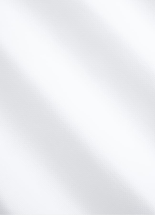 SUITSUPPLY Egyptian Cotton by Albini, Italy White Classic Collar Shirt