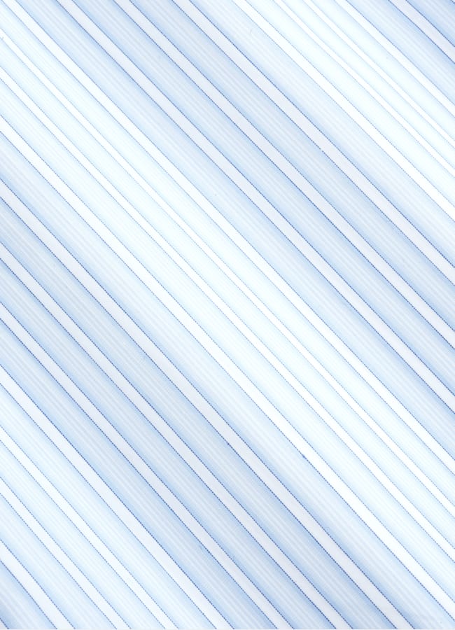 SUITSUPPLY Egyptian Cotton by Albini, Italy Light Blue Striped Classic Collar Shirt