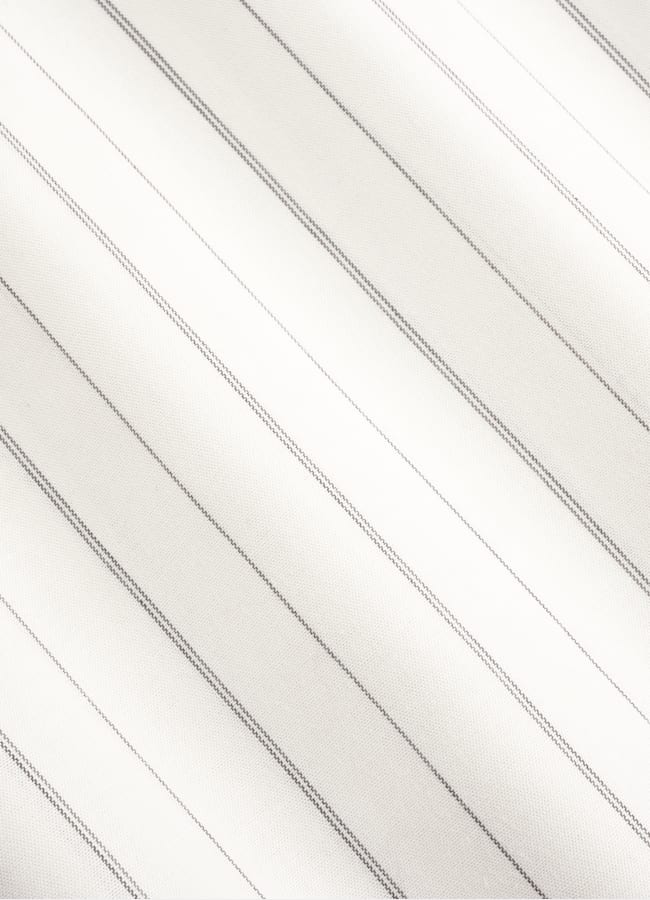 SUITSUPPLY Lyocell by Testa 1919 Srl, Italy Off-White Striped Lyocell Shirt