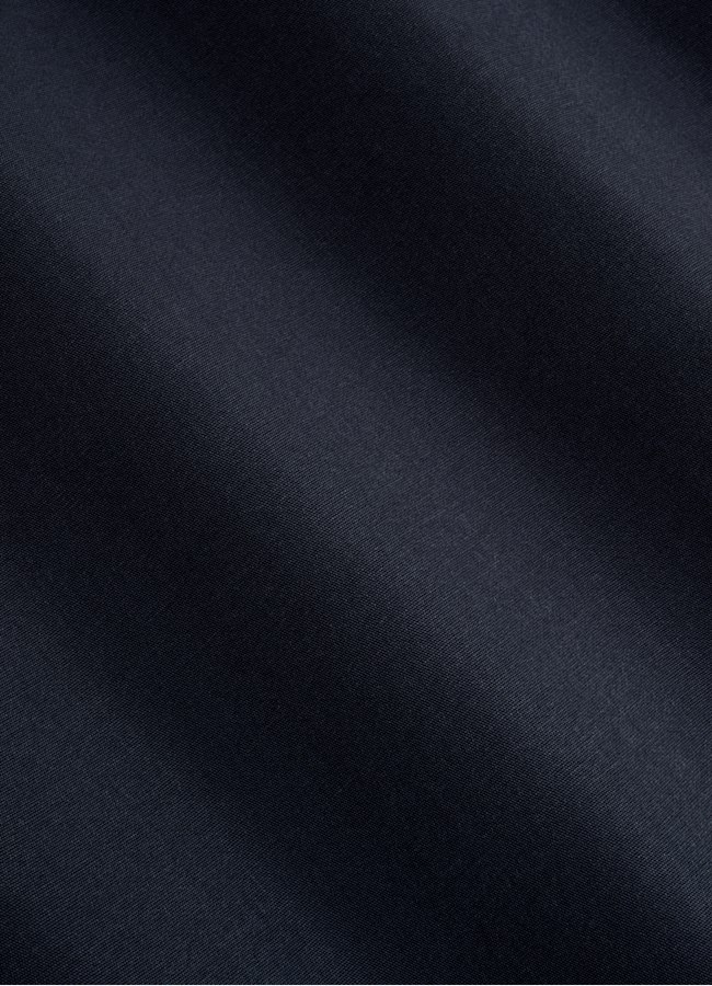 SUITSUPPLY Lyocell by Albini, Italy Navy Widespread Collar Shirt