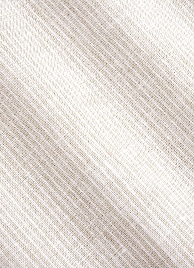 SUITSUPPLY Pure Linen by Albini, Italy Sand Striped Linen Shirt