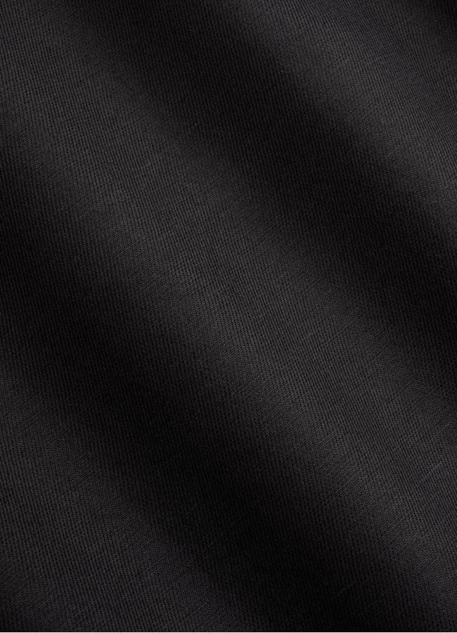 SUITSUPPLY Lyocell Linen Cotton by Di Sondrio, Italy Black Lyocell Linen Cotton Overshirt