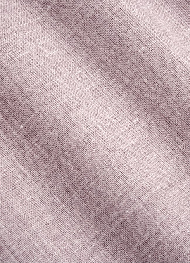 SUITSUPPLY Wool Silk Linen by E.Thomas, Italy Purple Wool Silk Linen Overshirt