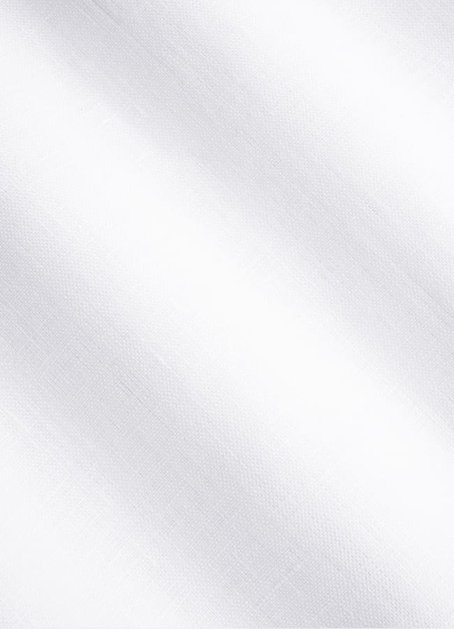 SUITSUPPLY Pure Linen by Albini, Italy White Linen Shirt