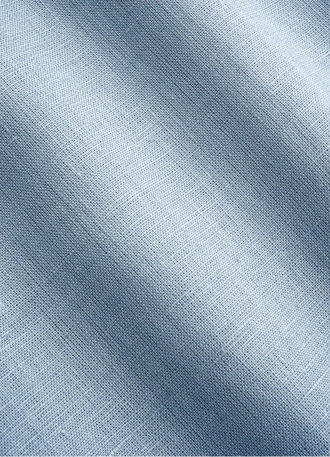 SUITSUPPLY Pure Linen by Baird McNutt, United Kingdom Mid Blue Linen Shirt