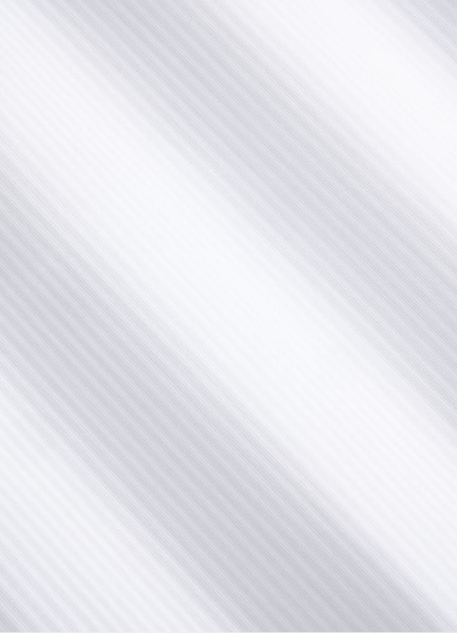 SUITSUPPLY Egyptian Cotton by Albini, Italy Light Grey Striped Widespread Collar Shirt