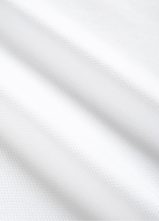 SUITSUPPLY Wrinkle-Free Cotton White Classic Collar Shirt