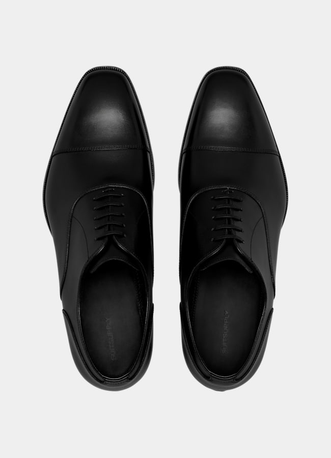 SUITSUPPLY Italienisches Kalbsleder Oxford schwarz