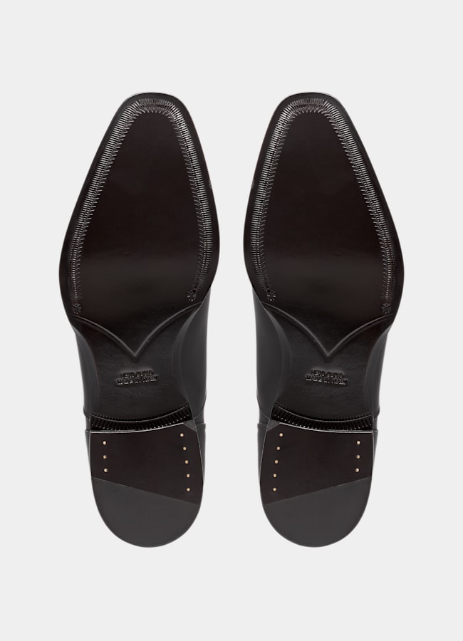 SUITSUPPLY Italienisches Kalbsleder Oxford schwarz