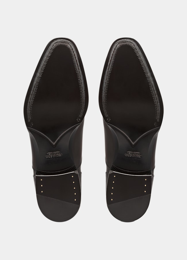 SUITSUPPLY Italienisches Kalbsleder Oxford braun