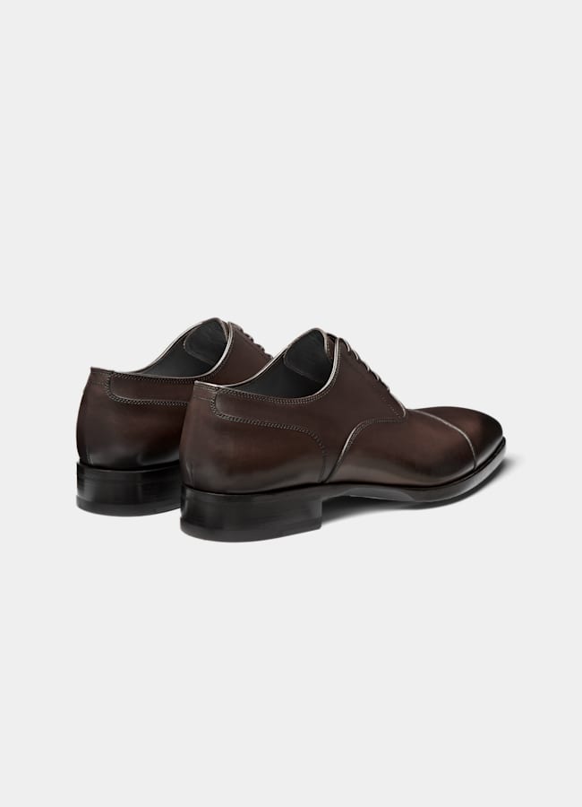 SUITSUPPLY Italienisches Kalbsleder Oxford braun