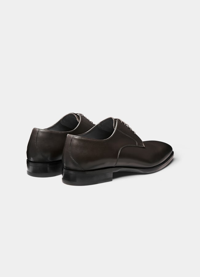 SUITSUPPLY Italian Calf Leather Brown Derby