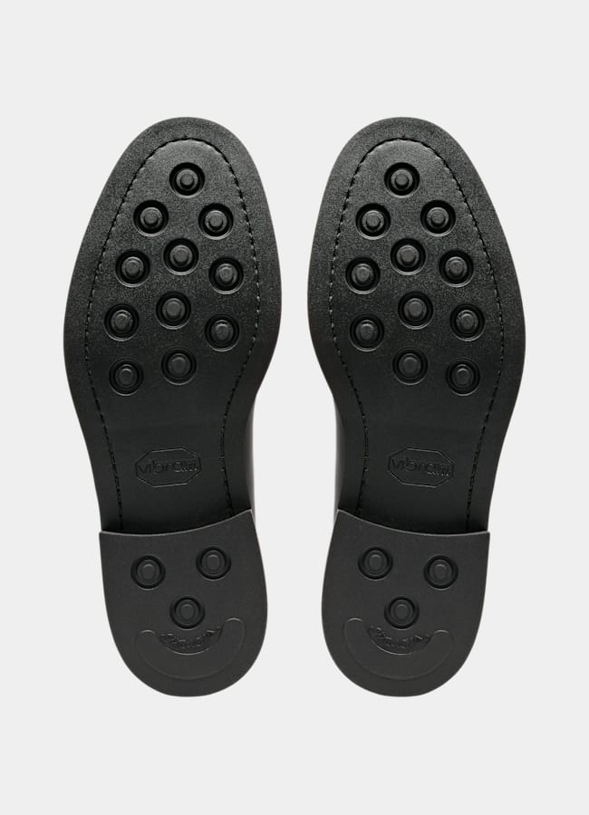 SUITSUPPLY Italian Calf Leather Brown Derby