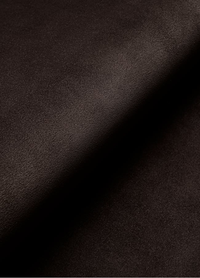 SUITSUPPLY Italian Calf Suede Dark Brown Slip-On