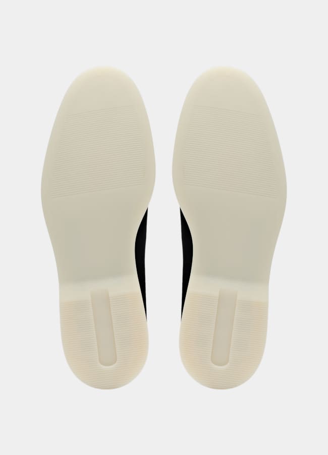 SUITSUPPLY Italian Calf Suede Black Slip-On