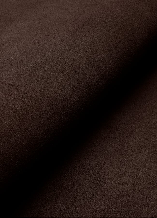 SUITSUPPLY Cuir de veau italien suédé Sandales marron foncé