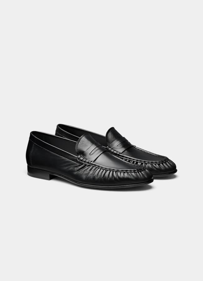 SUITSUPPLY Leather Black Loafer