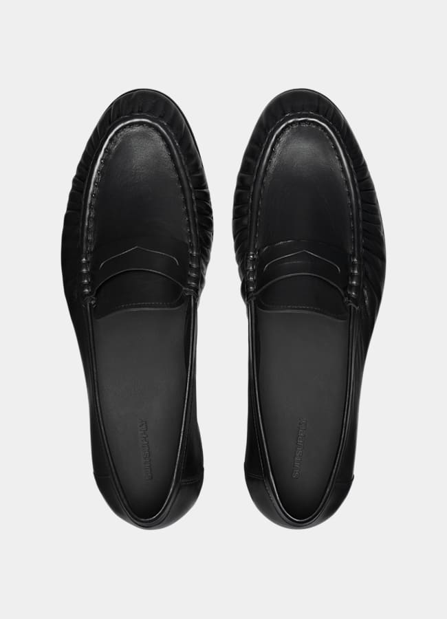 SUITSUPPLY Leather Black Loafer