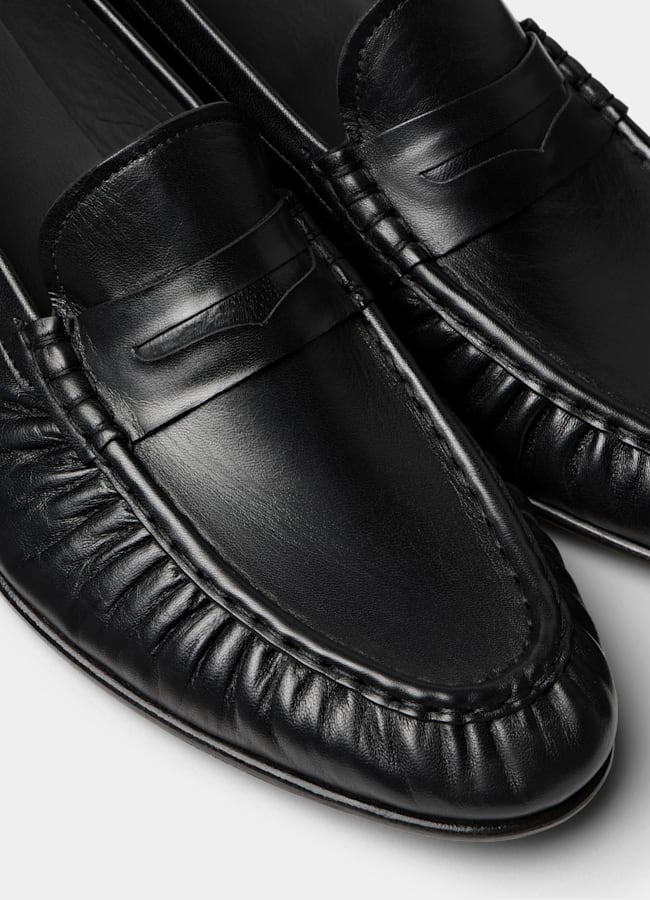 SUITSUPPLY Leather Black Loafer