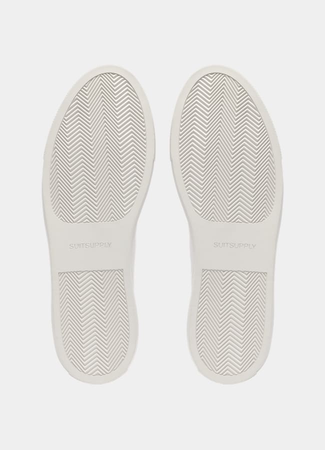 SUITSUPPLY Italian Calf Leather & Cow Suede Sand Sneaker