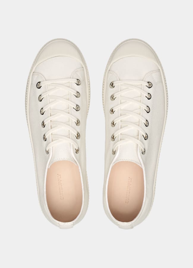 SUITSUPPLY Canvas Off-White Sneaker